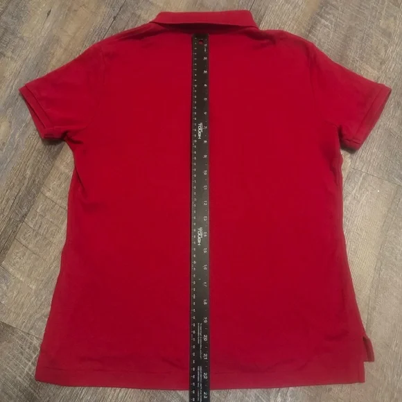 Ralph Lauren Sport Red Polo Shirt Men’s Medium Classic Fit - Picture 7 of 7